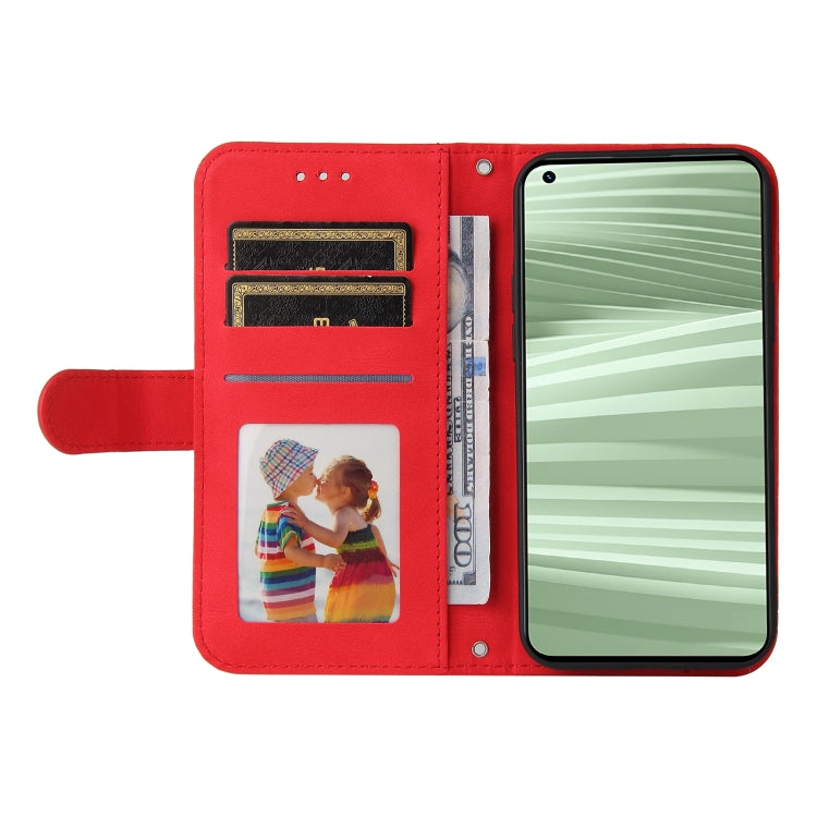 For OPPO Realme GT2 Pro Skin Feel Life Tree Metal Button Horizontal Flip Leather Case