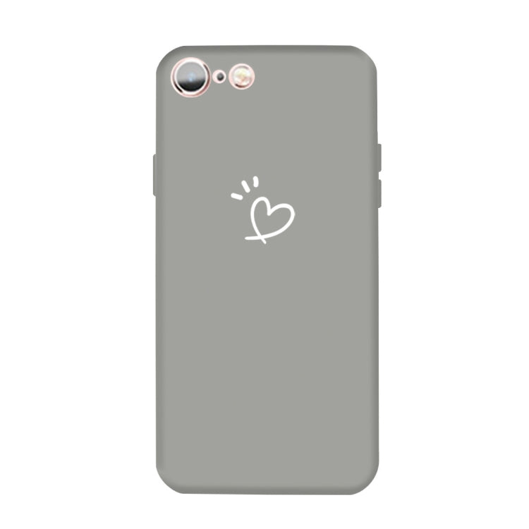 For iPhone 6s / 6 Three Dots Love-heart Pattern Colorful Frosted TPU Phone Protective Case