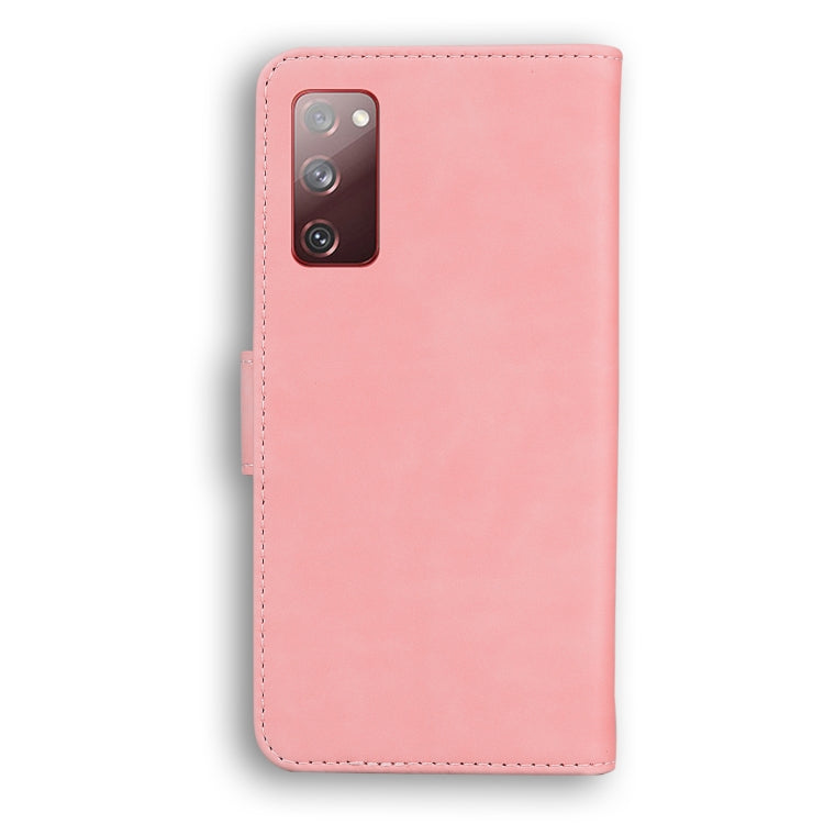 For Samsung Galaxy S20 FE/S20 Lite/S20 FE 5G Skin Feel Pure Color Flip Leather Phone Case