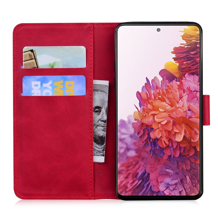 For Samsung Galaxy S20 FE/S20 Lite/S20 FE 5G Skin Feel Pure Color Flip Leather Phone Case