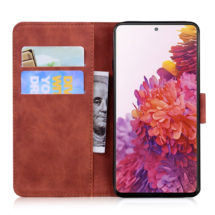 For Samsung Galaxy S20 FE/S20 Lite/S20 FE 5G Skin Feel Pure Color Flip Leather Phone Case
