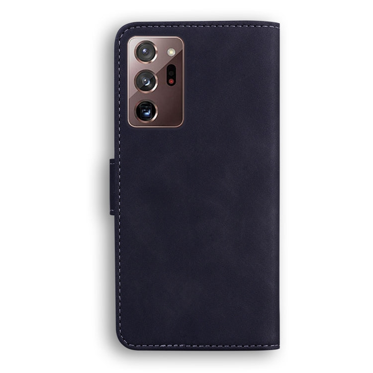 For Samsung Galaxy Note20 Ultra Skin Feel Pure Color Flip Leather Phone Case