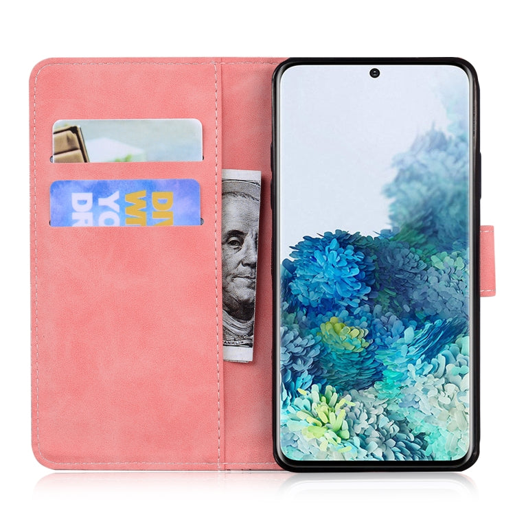 For Samsung Galaxy S20 Skin Feel Pure Color Flip Leather Phone Case