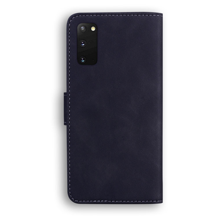 For Samsung Galaxy S20 Skin Feel Pure Color Flip Leather Phone Case