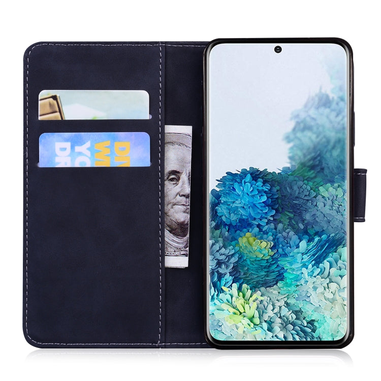 For Samsung Galaxy S20 Skin Feel Pure Color Flip Leather Phone Case