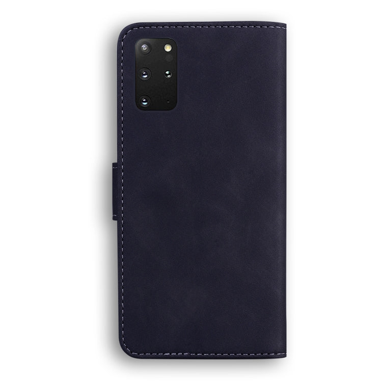 For Samsung Galaxy S20+ Skin Feel Pure Color Flip Leather Phone Case
