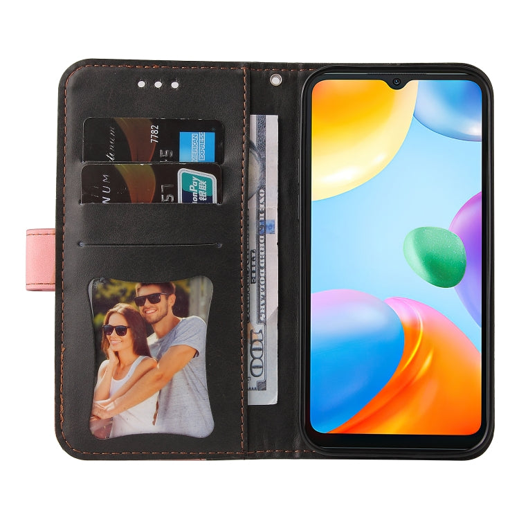 For Xiaomi Redmi 10C / Redmi 10 India Stitching-Color Horizontal Flip Leather Case