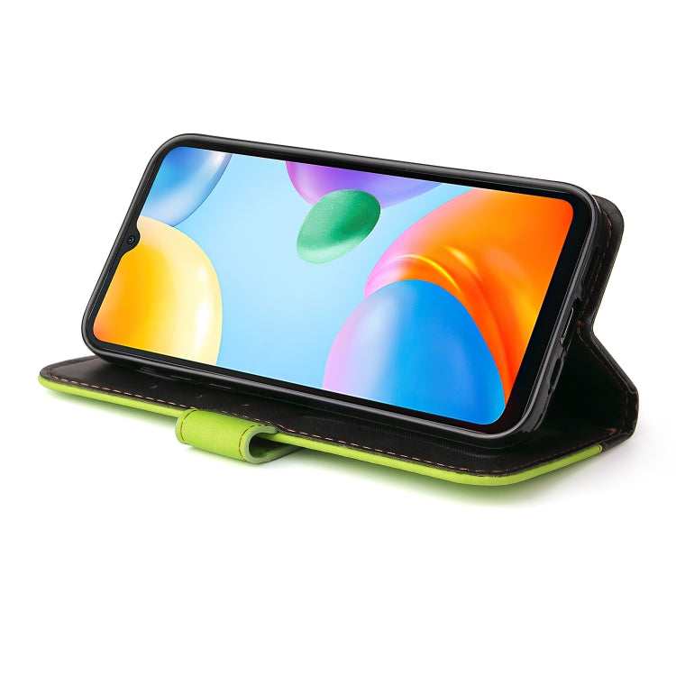 For Xiaomi Redmi 10C / Redmi 10 India Stitching-Color Horizontal Flip Leather Case