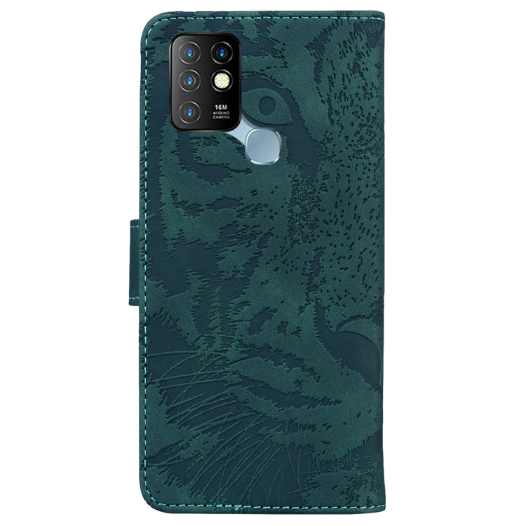 For Infinix Hot 10 X682 Tiger Embossing Pattern Horizontal Flip Leather Phone Case