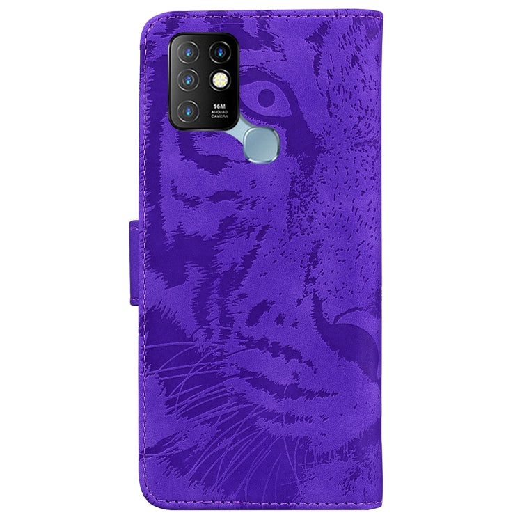 For Infinix Hot 10 X682 Tiger Embossing Pattern Horizontal Flip Leather Phone Case