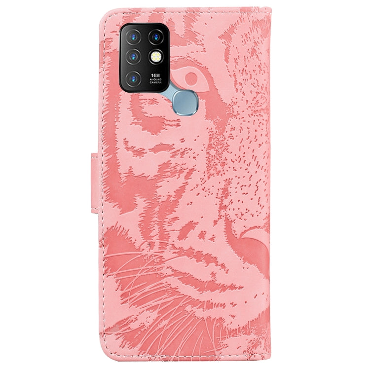 For Infinix Hot 10 X682 Tiger Embossing Pattern Horizontal Flip Leather Phone Case