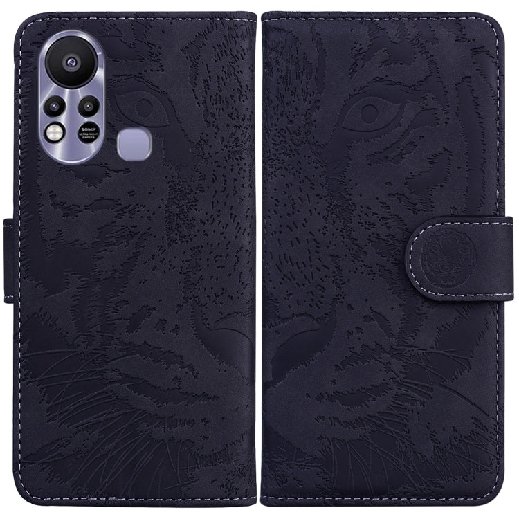 For Infinix Hot 11s X6812 Tiger Embossing Pattern Horizontal Flip Leather Phone Case