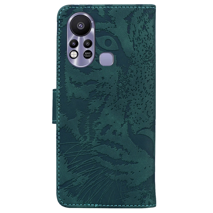 For Infinix Hot 11s X6812 Tiger Embossing Pattern Horizontal Flip Leather Phone Case
