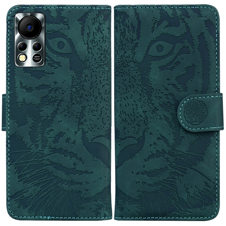 For Infinix Hot 11S NFC X6812B Tiger Embossing Pattern Horizontal Flip Leather Phone Case