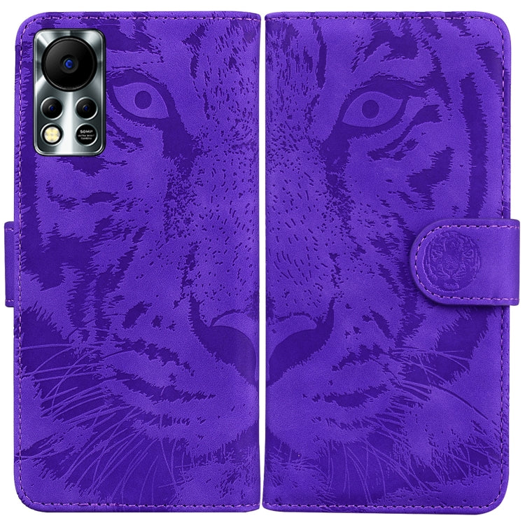 For Infinix Hot 11S NFC X6812B Tiger Embossing Pattern Horizontal Flip Leather Phone Case