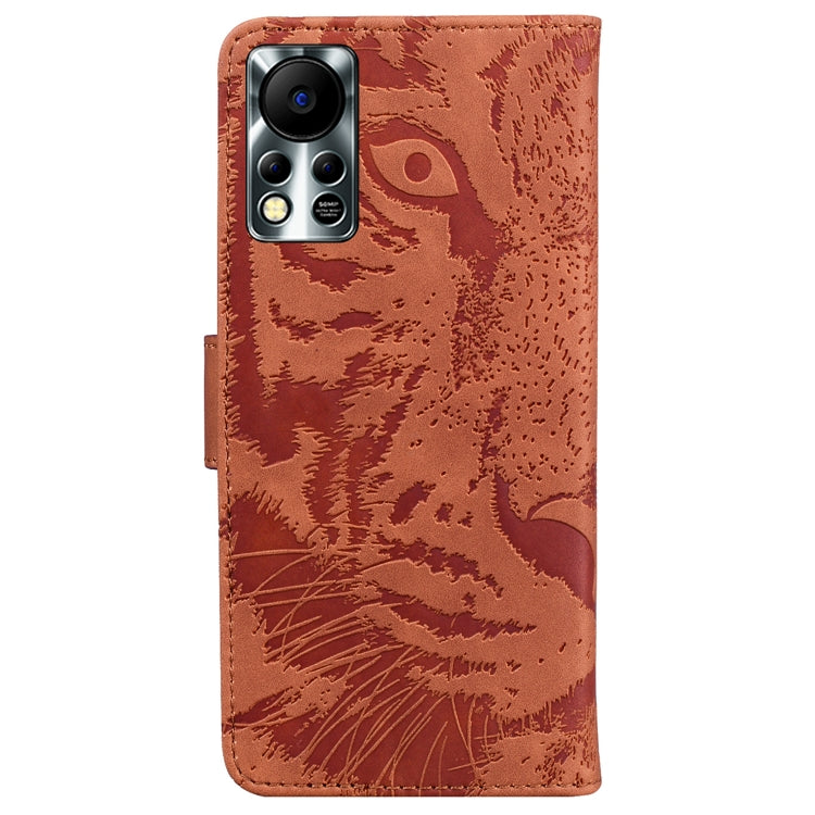 For Infinix Hot 11S NFC X6812B Tiger Embossing Pattern Horizontal Flip Leather Phone Case