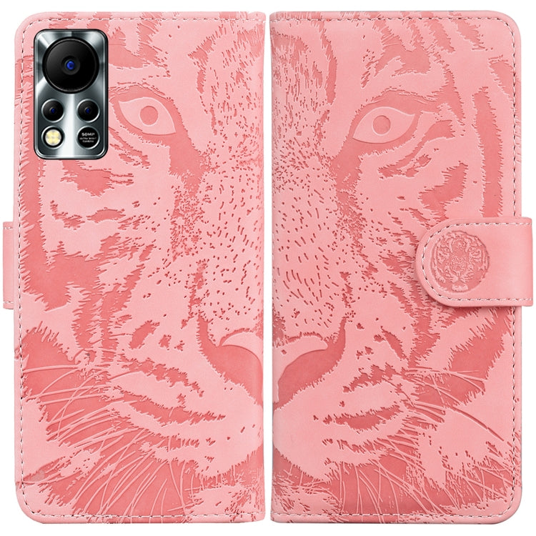 For Infinix Hot 11S NFC X6812B Tiger Embossing Pattern Horizontal Flip Leather Phone Case