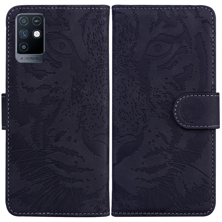 For Infinix Note 10 X693 Tiger Embossing Pattern Horizontal Flip Leather Phone Case