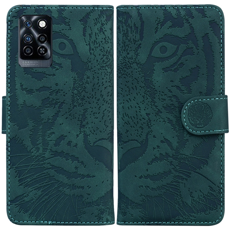 For Infinix Note 11 Tiger Embossing Pattern Horizontal Flip Leather Phone Case
