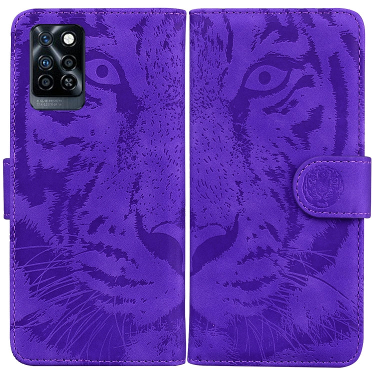 For Infinix Note 11 Tiger Embossing Pattern Horizontal Flip Leather Phone Case