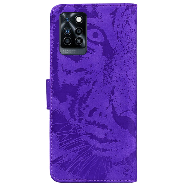 For Infinix Note 11 Tiger Embossing Pattern Horizontal Flip Leather Phone Case