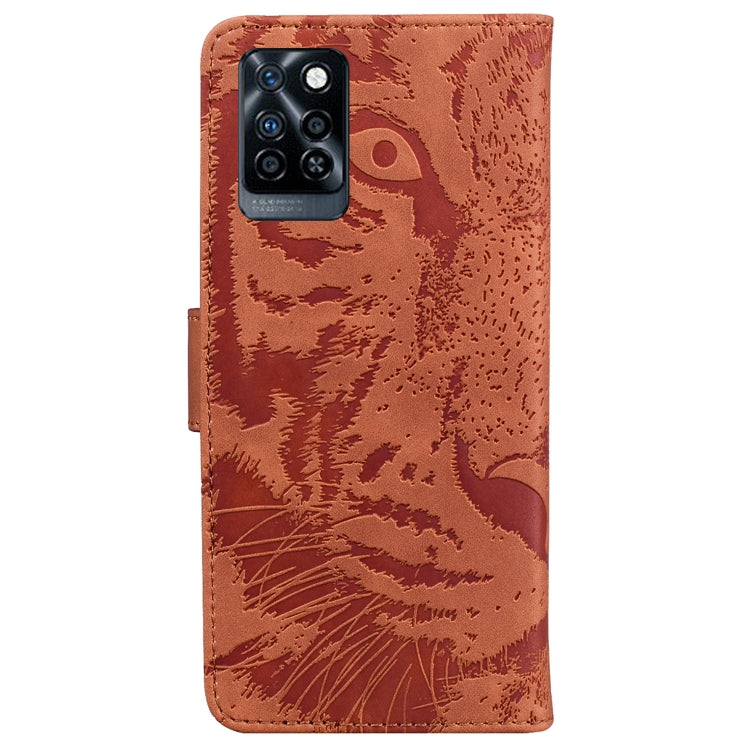 For Infinix Note 11 Tiger Embossing Pattern Horizontal Flip Leather Phone Case