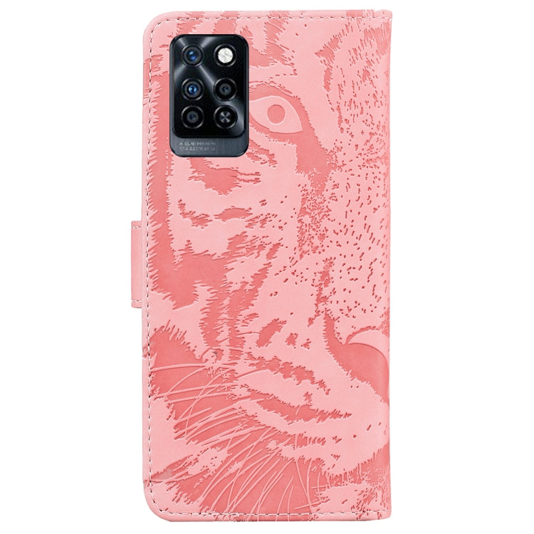 For Infinix Note 11 Tiger Embossing Pattern Horizontal Flip Leather Phone Case