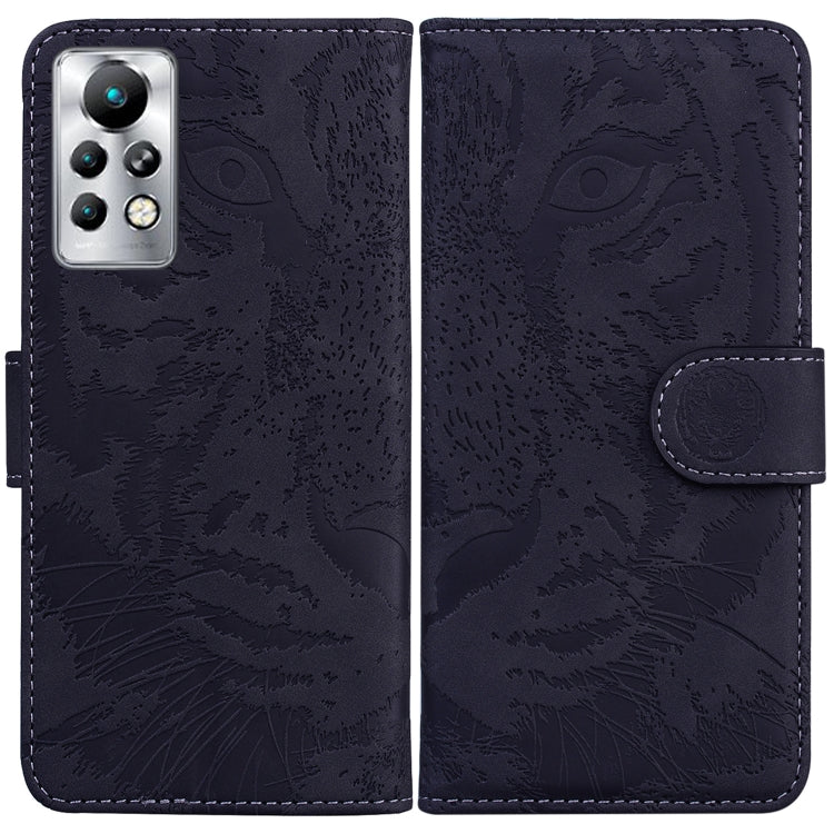 For Infinix Note 11 Pro / Note 11s Tiger Embossing Pattern Horizontal Flip Leather Phone Case