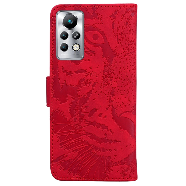 For Infinix Note 11 Pro / Note 11s Tiger Embossing Pattern Horizontal Flip Leather Phone Case