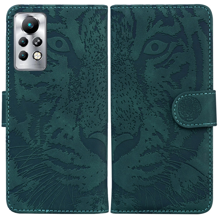 For Infinix Note 11 Pro / Note 11s Tiger Embossing Pattern Horizontal Flip Leather Phone Case
