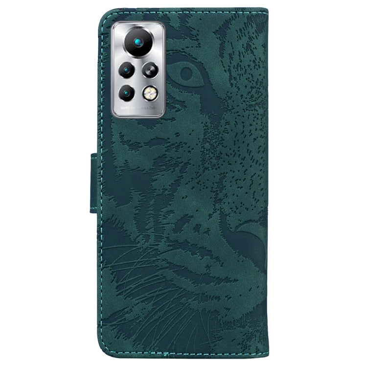 For Infinix Note 11 Pro / Note 11s Tiger Embossing Pattern Horizontal Flip Leather Phone Case