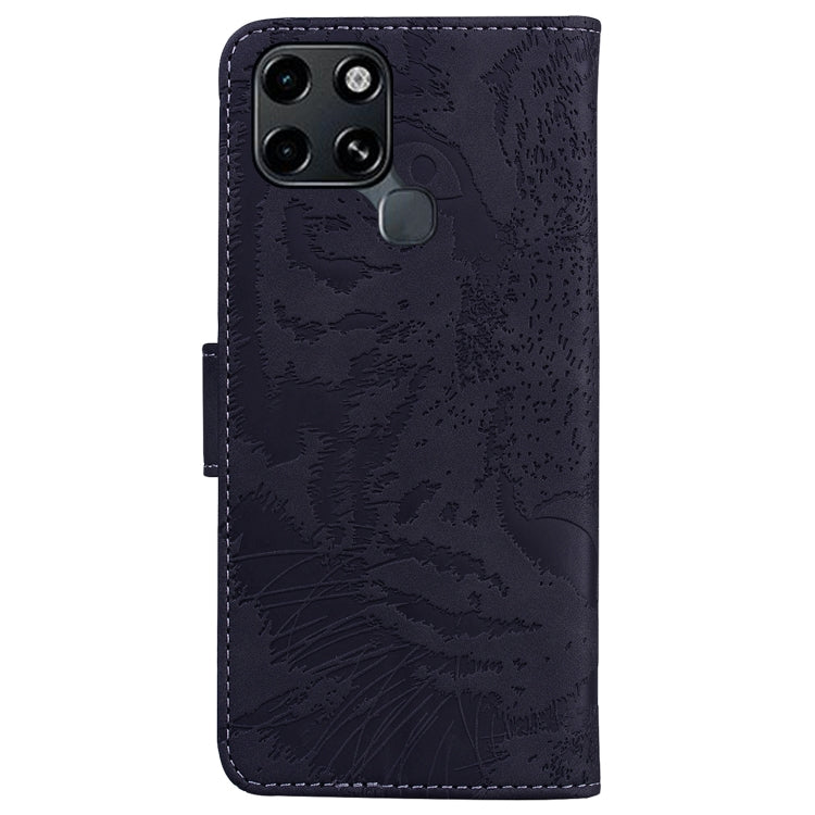 For Infinix Smart 6 Tiger Embossing Pattern Horizontal Flip Leather Phone Case