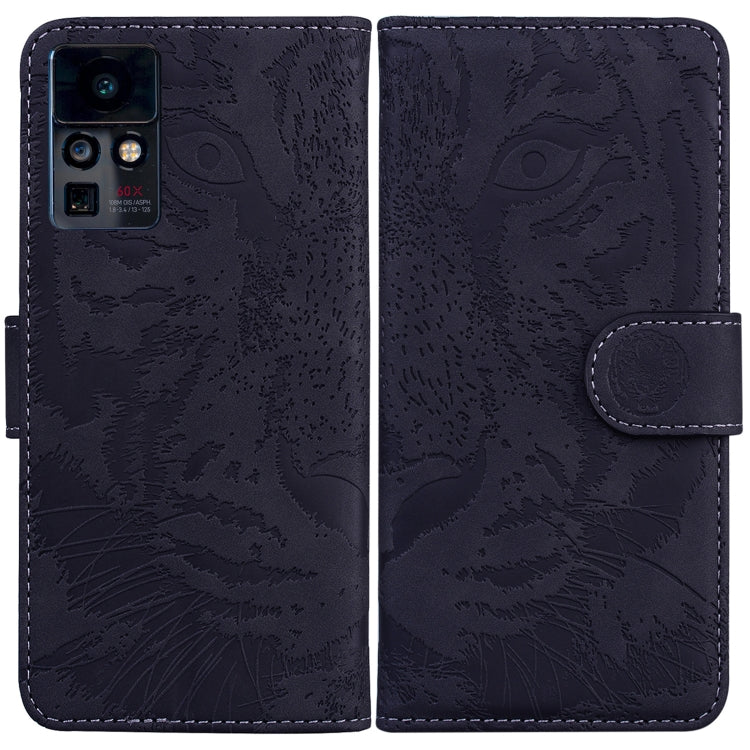 For Infinix Zero X / X Pro Tiger Embossing Pattern Horizontal Flip Leather Phone Case