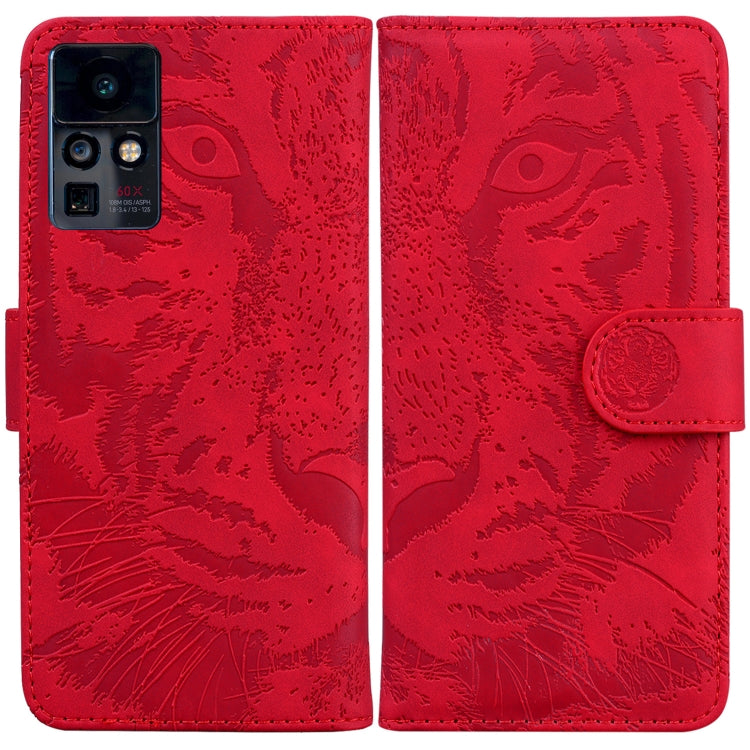 For Infinix Zero X / X Pro Tiger Embossing Pattern Horizontal Flip Leather Phone Case