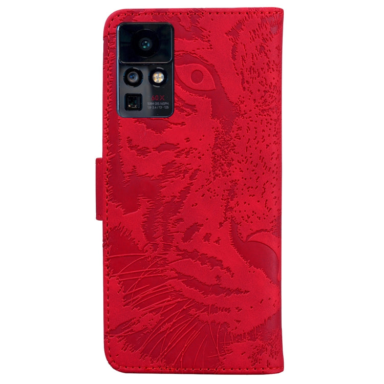 For Infinix Zero X / X Pro Tiger Embossing Pattern Horizontal Flip Leather Phone Case