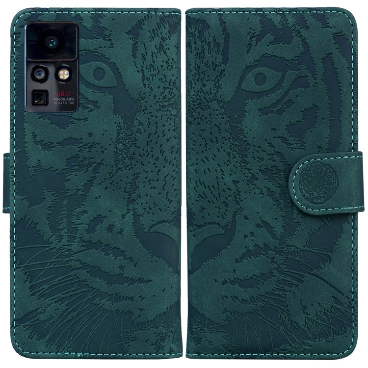 For Infinix Zero X / X Pro Tiger Embossing Pattern Horizontal Flip Leather Phone Case