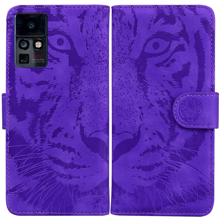 For Infinix Zero X / X Pro Tiger Embossing Pattern Horizontal Flip Leather Phone Case