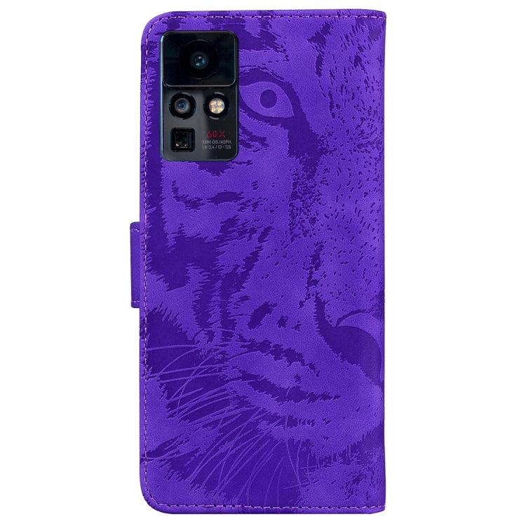 For Infinix Zero X / X Pro Tiger Embossing Pattern Horizontal Flip Leather Phone Case