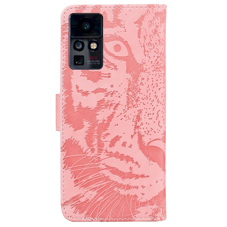 For Infinix Zero X / X Pro Tiger Embossing Pattern Horizontal Flip Leather Phone Case