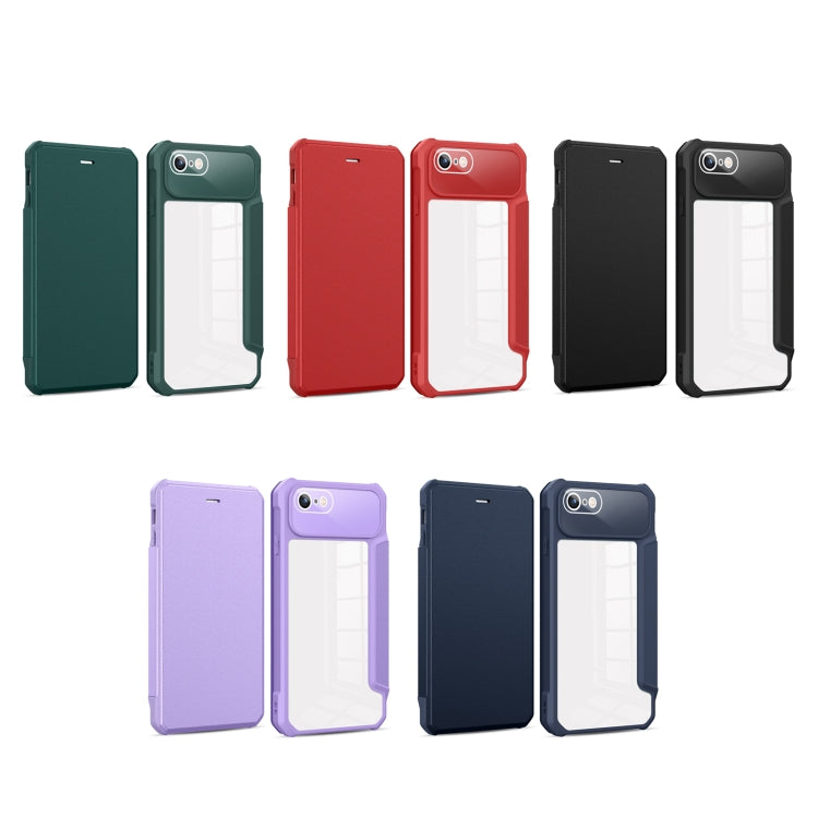 For iPhone SE 2022 / SE 2020 / 8 / 7 Magnetic Flip Leather Phone Case