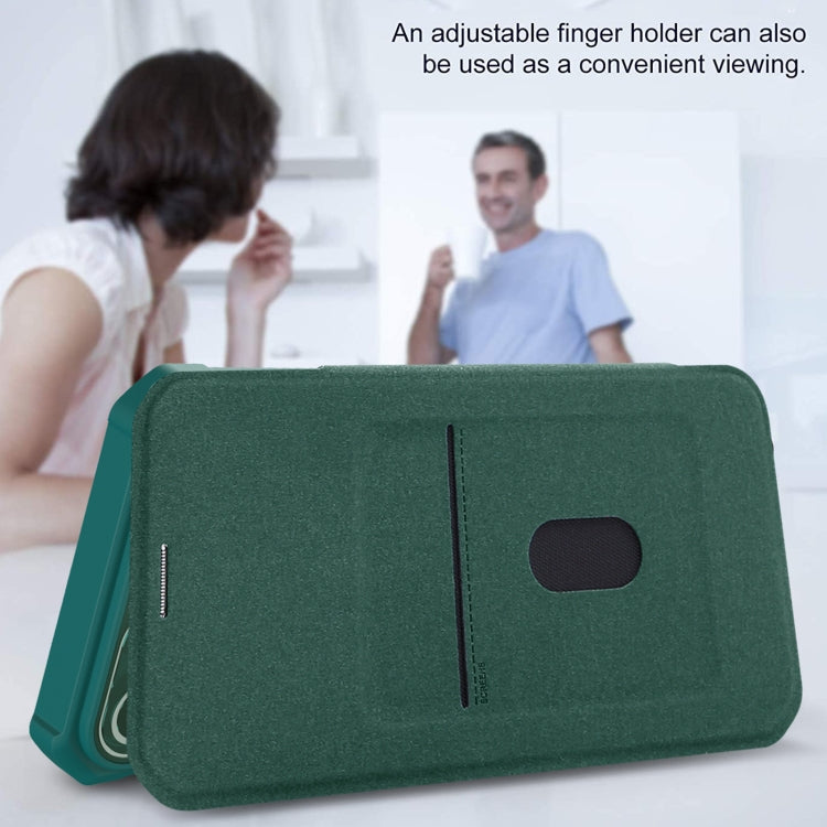 For iPhone 12 Magnetic Flip Leather Phone Case