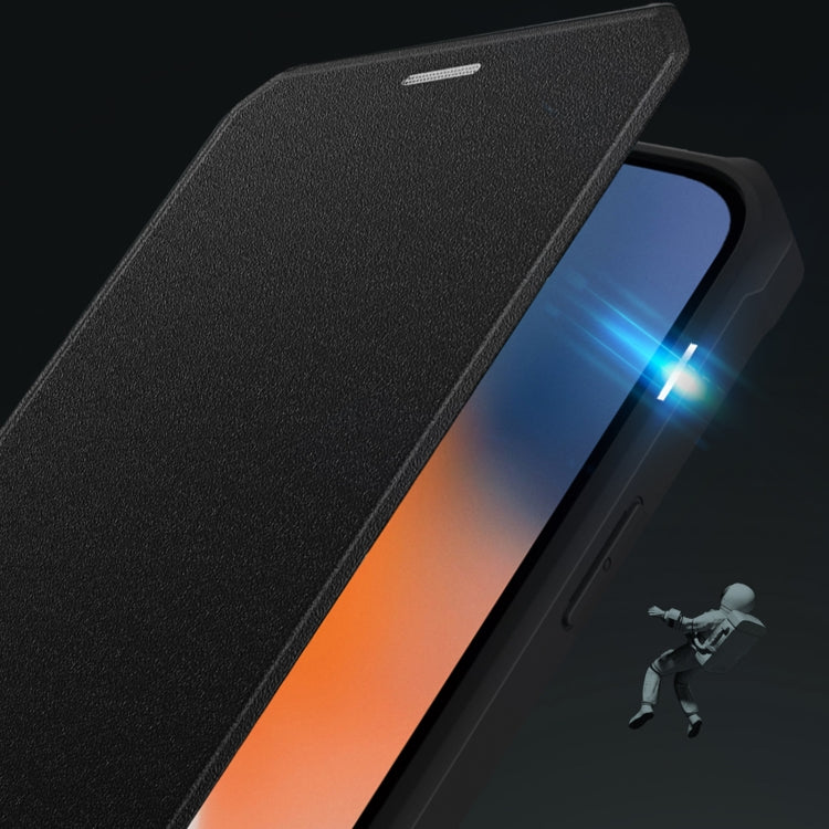 For iPhone X / XS Magnetic Flip Leather Phone Case