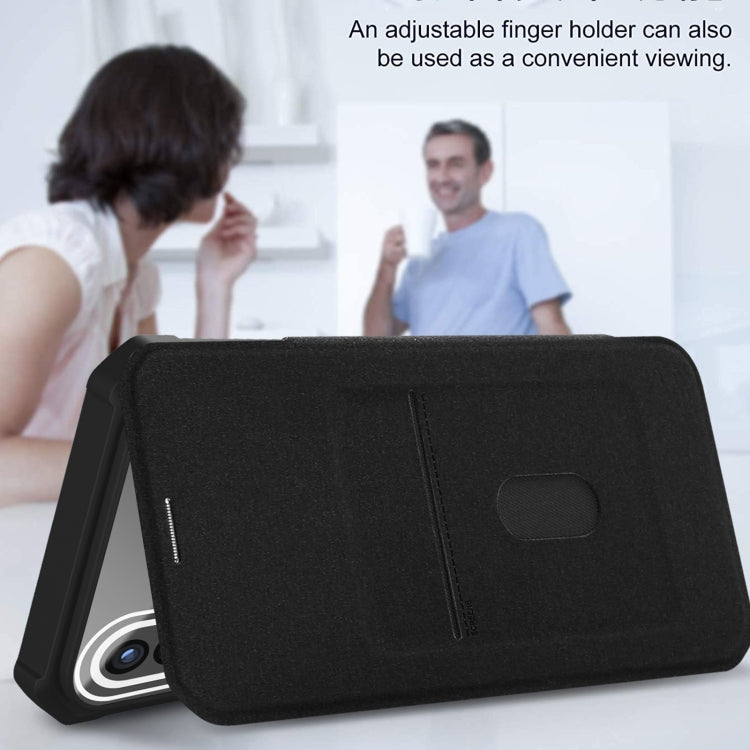 For iPhone XS Max Magnetic Flip Leather Phone Case