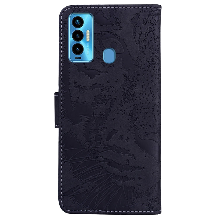 For Tecno Camon 18i Tiger Embossing Pattern Horizontal Flip Leather Phone Case