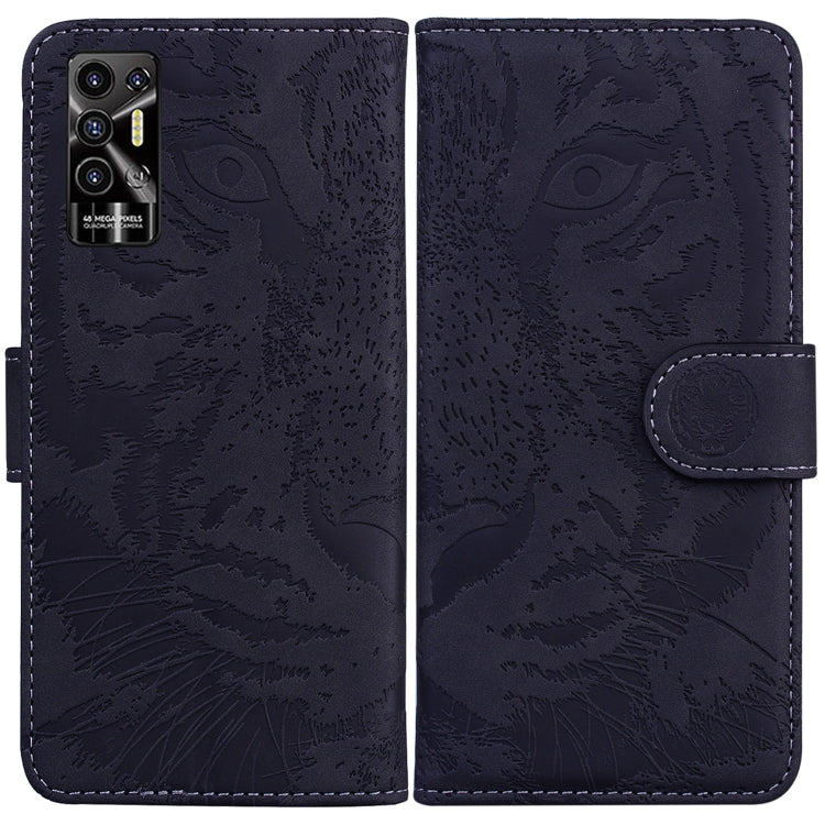 For Tecno Pova 2 Tiger Embossing Pattern Horizontal Flip Leather Phone Case