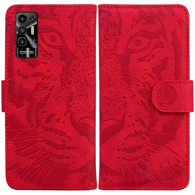 For Tecno Pova 2 Tiger Embossing Pattern Horizontal Flip Leather Phone Case