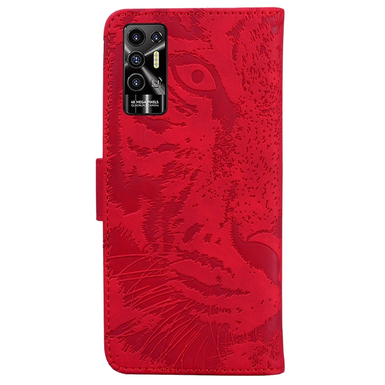 For Tecno Pova 2 Tiger Embossing Pattern Horizontal Flip Leather Phone Case