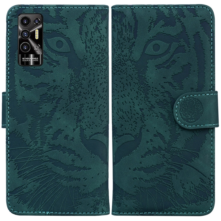 For Tecno Pova 2 Tiger Embossing Pattern Horizontal Flip Leather Phone Case