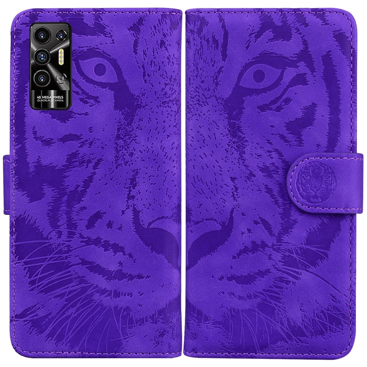 For Tecno Pova 2 Tiger Embossing Pattern Horizontal Flip Leather Phone Case