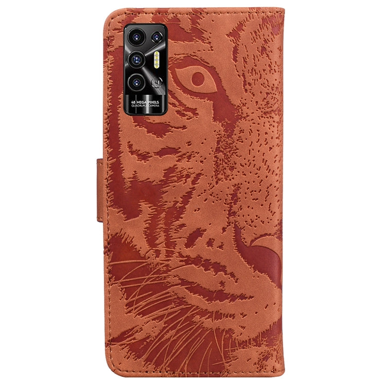 For Tecno Pova 2 Tiger Embossing Pattern Horizontal Flip Leather Phone Case